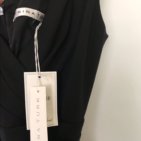 Trina Turk Gold Digger Faux Wrap Belted Dress - Picture 5 of 8